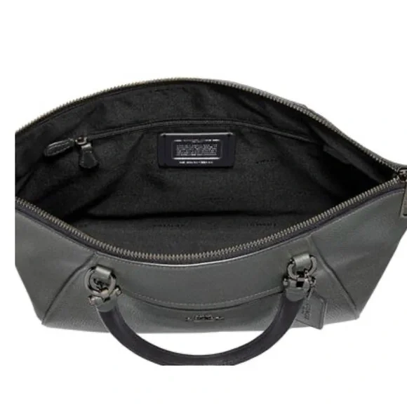 Authentic COACH Pebble Grey Prairie Satchel - Picture 13 of 14
